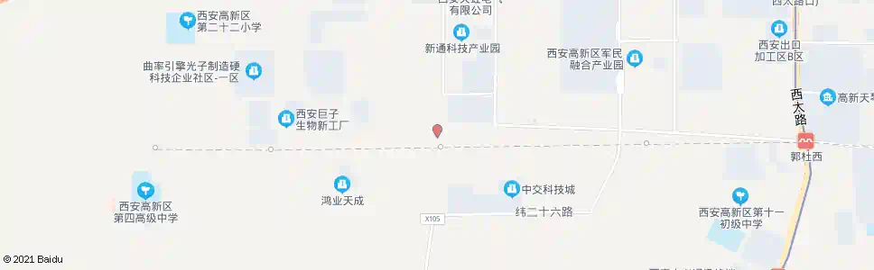西安细柳市场_公交站地图_西安公交_妙搜公交查询2025