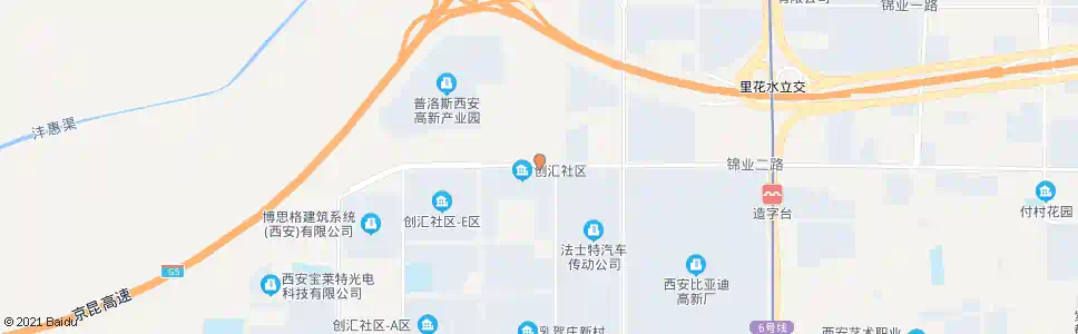 西安定昆池一路上林苑一路口_公交站地图_西安公交_妙搜公交查询2025