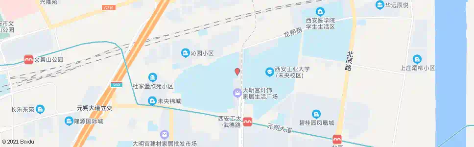西安陕西科技大学东门_公交站地图_西安公交_妙搜公交查询2025
