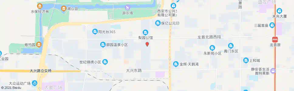 西安桐芳巷小区_公交站地图_西安公交_妙搜公交查询2025