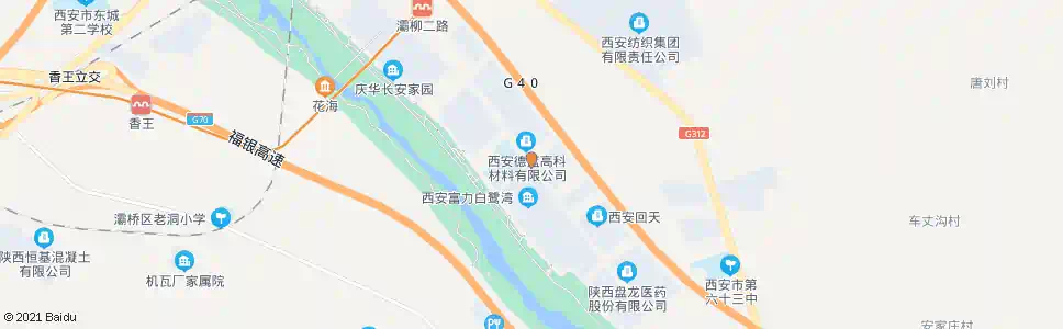 西安灞柳二路纺园五路_公交站地图_西安公交_妙搜公交查询2025