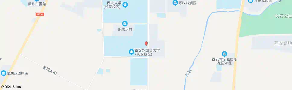 西安西外附校_公交站地图_西安公交_妙搜公交查询2025