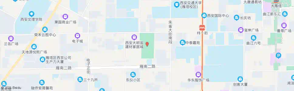 西安烈士陵园_公交站地图_西安公交_妙搜公交查询2025