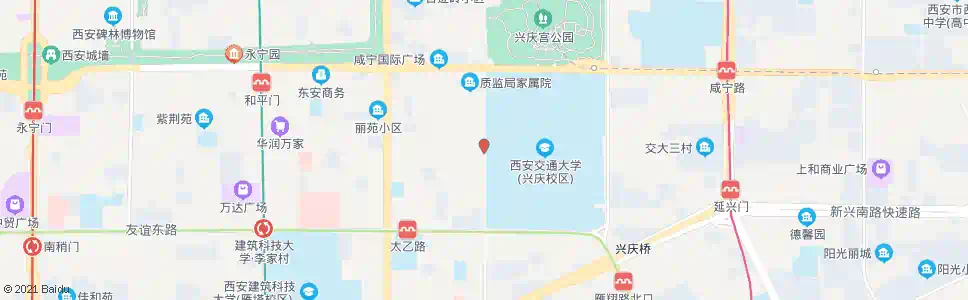 西安经九路建东街口_公交站地图_西安公交_妙搜公交查询2025