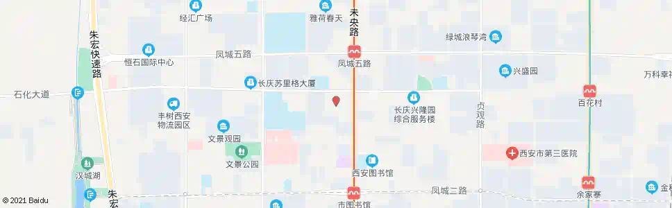 西安中登大厦_公交站地图_西安公交_妙搜公交查询2025