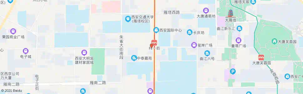 西安小寨服装城_公交站地图_西安公交_妙搜公交查询2025