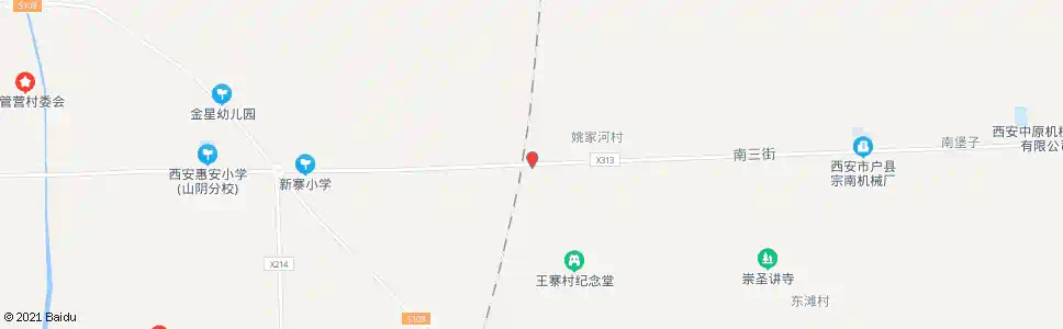 西安四府村_公交站地图_西安公交_妙搜公交查询2025