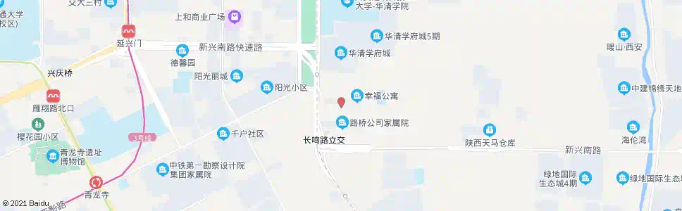 西安康宁路_公交站地图_西安公交_妙搜公交查询2025