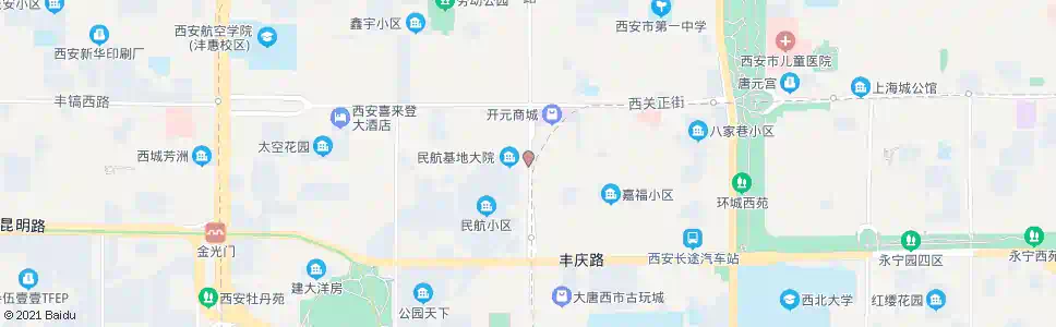 西安西稍门(空港商务酒店)_公交站地图_西安公交_妙搜公交查询2025