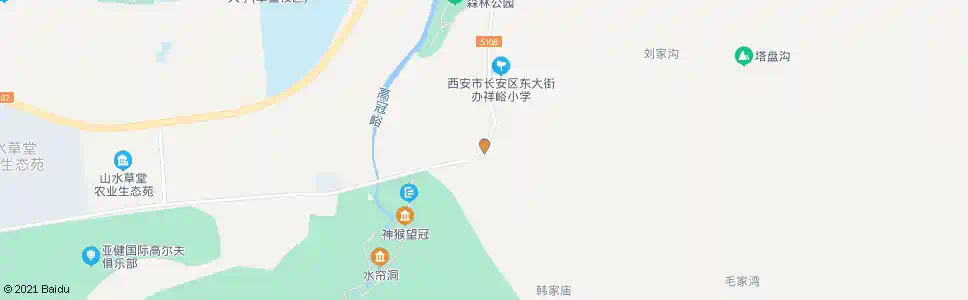 西安祥峪口_公交站地图_西安公交_妙搜公交查询2025