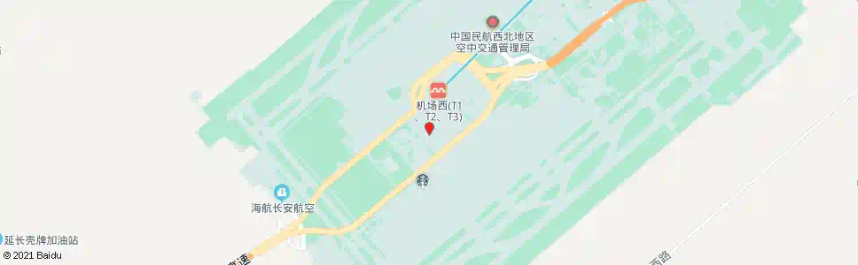 西安T3航站楼_公交站地图_西安公交_妙搜公交查询2025