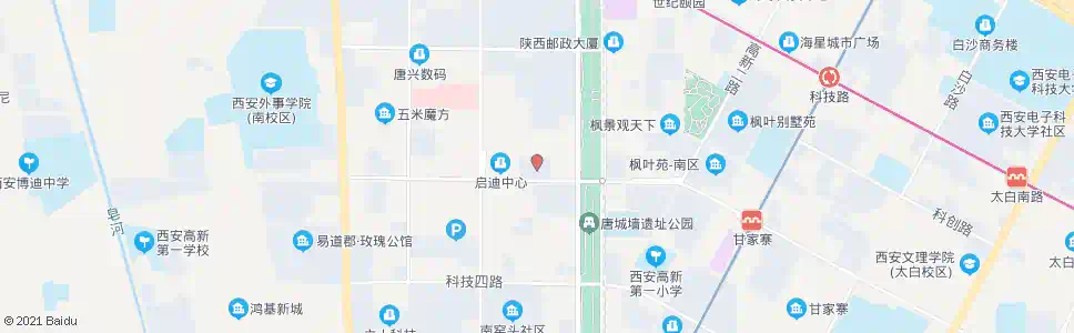 西安清华科技园_公交站地图_西安公交_妙搜公交查询2025