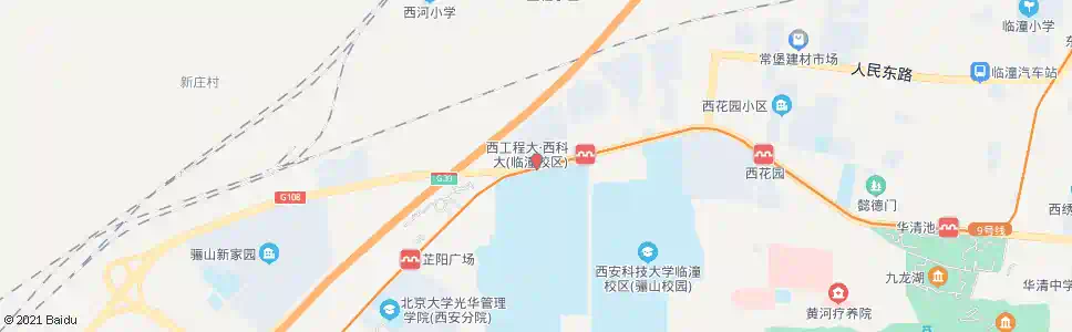 西安西安工程大学_公交站地图_西安公交_妙搜公交查询2025