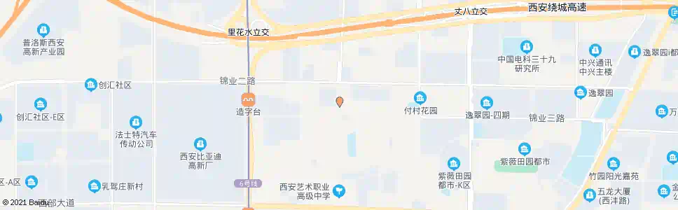 西安丈八六路南段_公交站地图_西安公交_妙搜公交查询2025