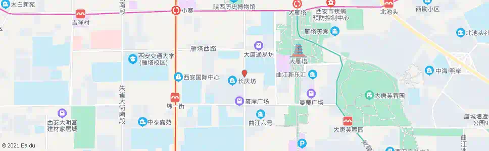 西安翠华路红专南路口_公交站地图_西安公交_妙搜公交查询2025