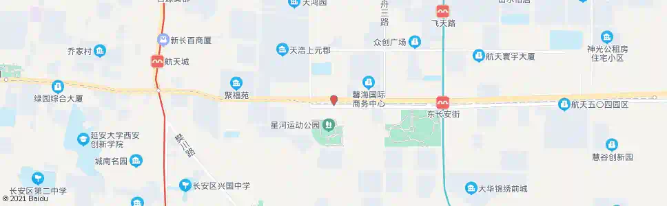 西安神舟二路中段_公交站地图_西安公交_妙搜公交查询2025