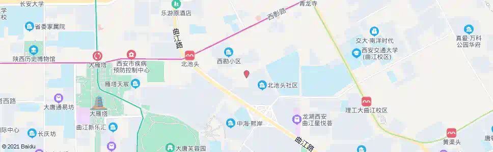 西安北池头(修地铁临时取消)_公交站地图_西安公交_妙搜公交查询2025