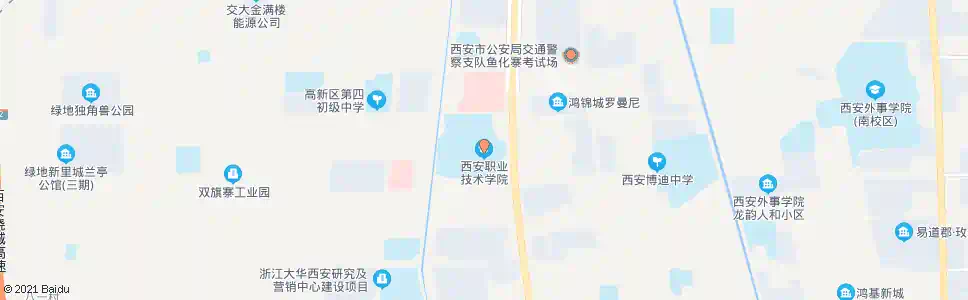 西安陕西职业技术学院_公交站地图_西安公交_妙搜公交查询2025