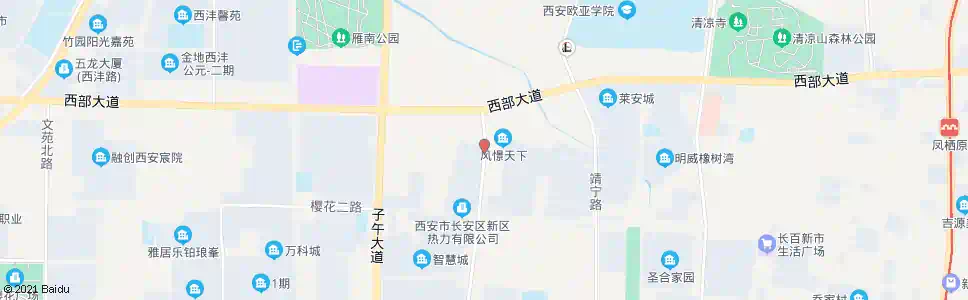 西安西部大道府东一路口_公交站地图_西安公交_妙搜公交查询2025