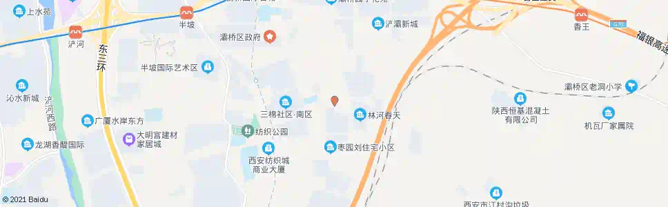 西安纺织城(枣园刘村)_公交站地图_西安公交_妙搜公交查询2025