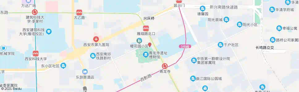 西安龙钢大道东口_公交站地图_西安公交_妙搜公交查询2025