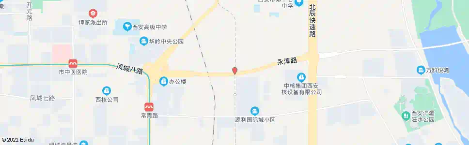 西安经九路凤城八路口_公交站地图_西安公交_妙搜公交查询2025