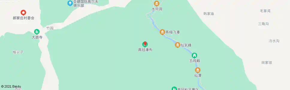 西安高冠瀑布_公交站地图_西安公交_妙搜公交查询2025