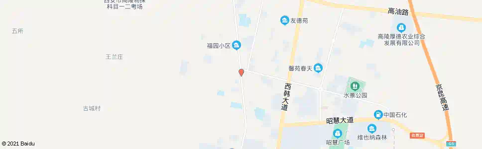 西安高陵南新街_公交站地图_西安公交_妙搜公交查询2025