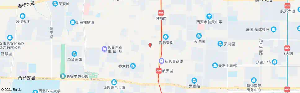 西安西韦新村_公交站地图_西安公交_妙搜公交查询2025