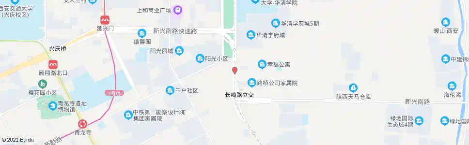西安丁白路西口_公交站地图_西安公交_妙搜公交查询2025