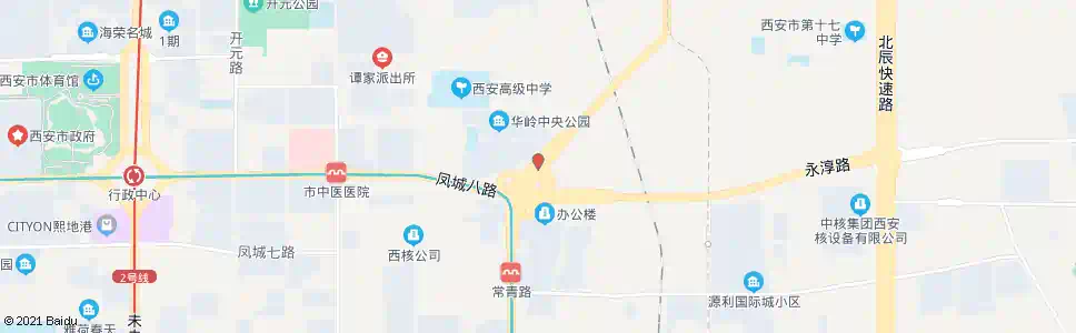 西安徐家堡北街_公交站地图_西安公交_妙搜公交查询2025