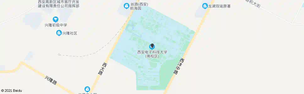 西安西安电子科技大学_公交站地图_西安公交_妙搜公交查询2025