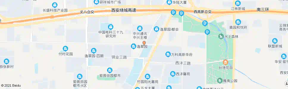 西安唐延南路锦业二路口_公交站地图_西安公交_妙搜公交查询2025