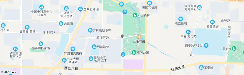 西安西沣一路沣经一路口_公交站地图_西安公交_妙搜公交查询2025