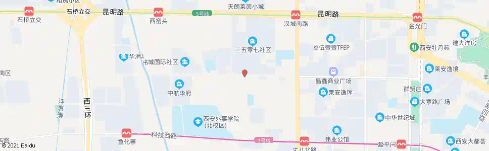 西安大寨路_公交站地图_西安公交_妙搜公交查询2025