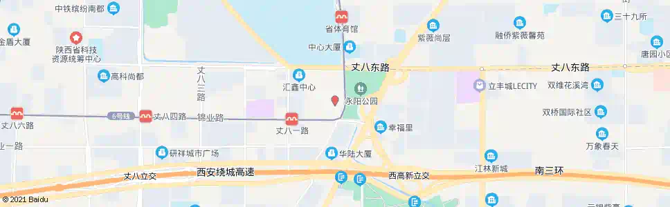 西安高新软件新城_公交站地图_西安公交_妙搜公交查询2025