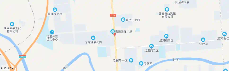 西安车城花园_公交站地图_西安公交_妙搜公交查询2025