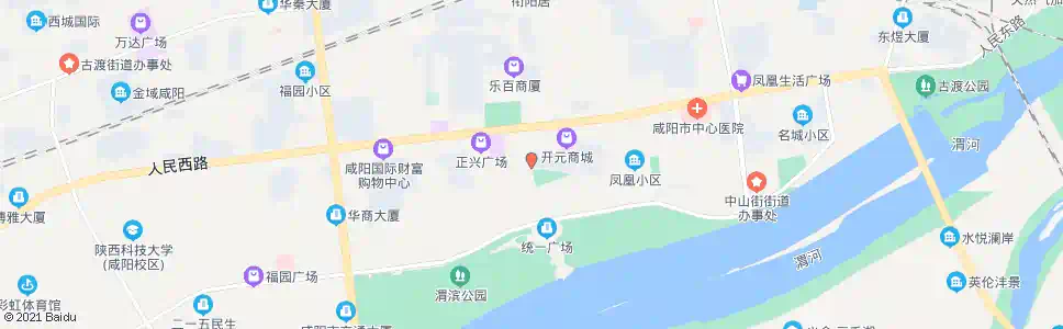 咸阳西门口_公交站地图_咸阳公交_妙搜公交查询2025