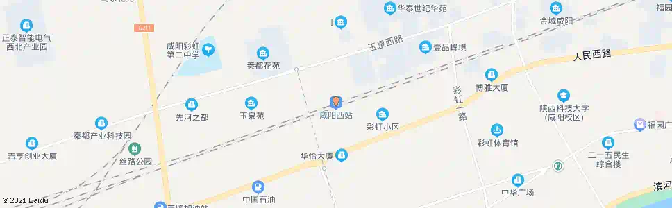 咸阳西影路_公交站地图_咸阳公交_妙搜公交查询2025