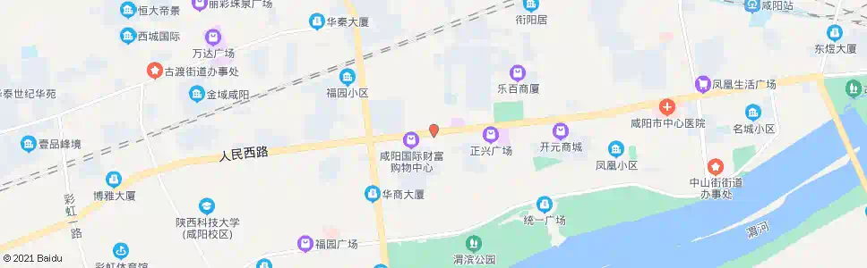 咸阳金义百货_公交站地图_咸阳公交_妙搜公交查询2025