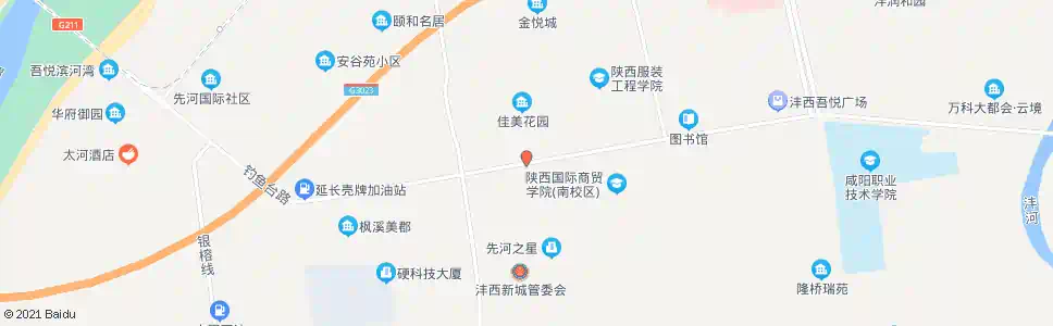 咸阳大学区_公交站地图_咸阳公交_妙搜公交查询2025