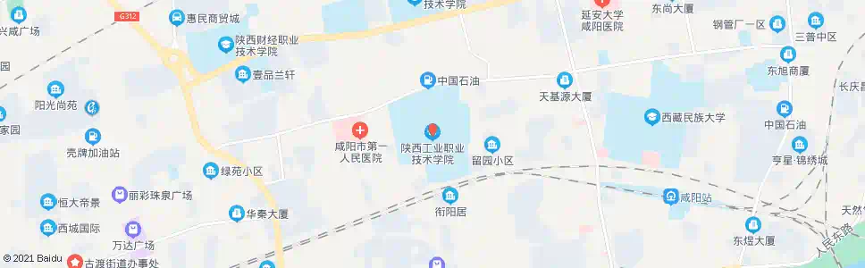 咸阳陕工职院_公交站地图_咸阳公交_妙搜公交查询2025