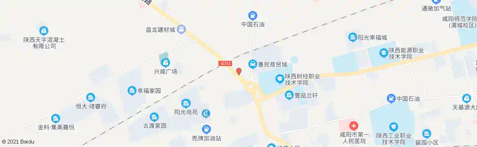 咸阳城西客运站_公交站地图_咸阳公交_妙搜公交查询2025