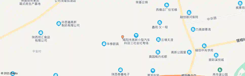 咸阳汉仓路十字_公交站地图_咸阳公交_妙搜公交查询2025