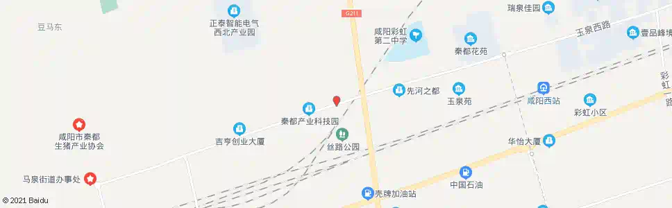 咸阳秦都科技园_公交站地图_咸阳公交_妙搜公交查询2025