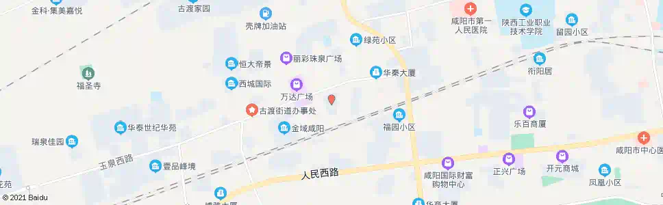 咸阳丽彩怡和人家_公交站地图_咸阳公交_妙搜公交查询2025