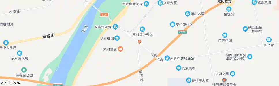 咸阳安谷村口_公交站地图_咸阳公交_妙搜公交查询2025