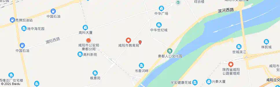 咸阳中华小区_公交站地图_咸阳公交_妙搜公交查询2025
