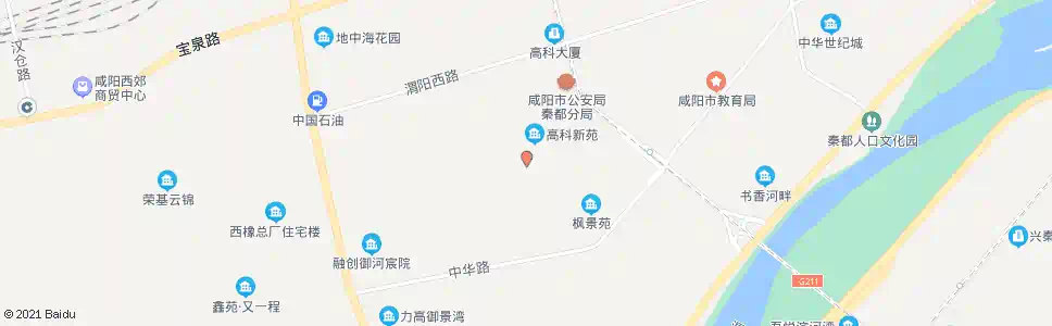 咸阳亿鑫阳光庭院_公交站地图_咸阳公交_妙搜公交查询2025