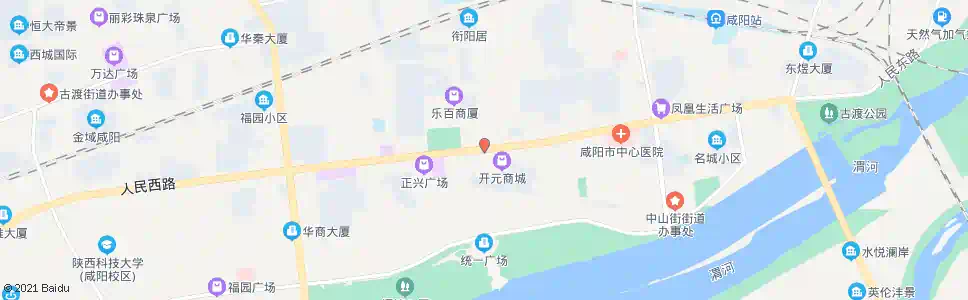 咸阳中心广场_公交站地图_咸阳公交_妙搜公交查询2025